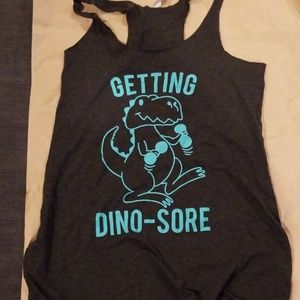 Dino-Sore Racerback Tank